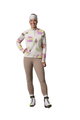 Maloja Halfzip-Langarmshirt SawangM Adventure Midlayer Shirt (warm, 4-Wege-Stretch) weiss/bunt Damen