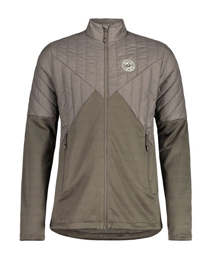 Maloja Hybridjacke ZunderschwammM (atmungsaktiv, wasserabweisend) stonegrau Herren