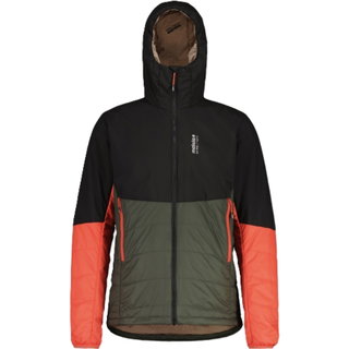 Maloja kurtka izolacyjna TajeleM Ski Touring Puffer (izolacja PrimaLoft® Gold, wiatroszczelna) czarna/kolorowa męska