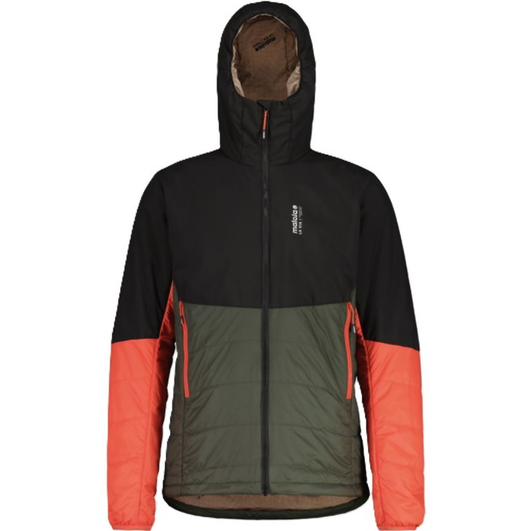 Maloja Isolationsjacke TajeleM Ski Touring Puffer (PrimaLoft® Gold-Isolation, winddicht) schwarz/bunt Herren
