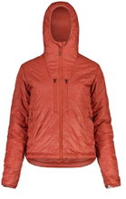 Maloja Winterjacke LocalitaM Alpine Puffer 2023 (Primaloft BIO-Wattierung, winddicht) rot Damen