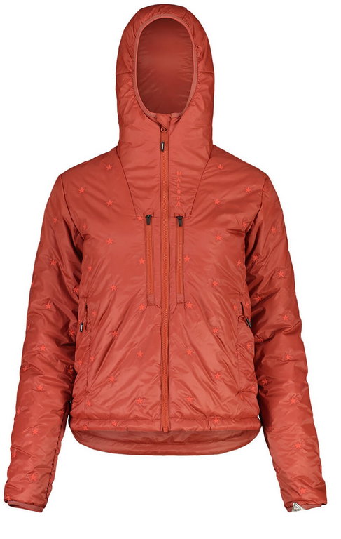 Maloja Winter Jacket LocalitaM Alpine Puffer 2023 (Primaloft BIO Insulation, windproof) red Women