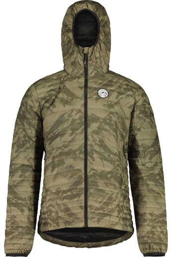 Maloja Winter-Daunenjacke AlmajM ReDown (winddicht, warm) camogrün Herren