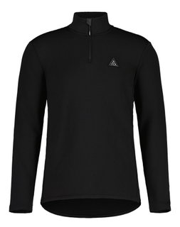 Maloja Long Sleeve Shirt CesarM Mountain Fleece (Halfzip, 4-way stretch, quick-drying) black Men