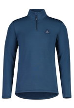 Maloja Langarmshirt CesarM Mountain Fleece (Halfzip, 4-Wege Stretch, schnelltrocknend) dunkelblau Herren