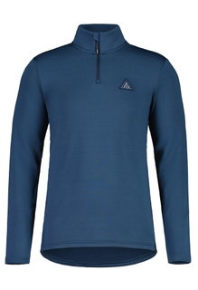 Maloja Langarmshirt CesarM Mountain Fleece (Halfzip, 4-Wege Stretch, schnelltrocknend) dunkelblau Herren