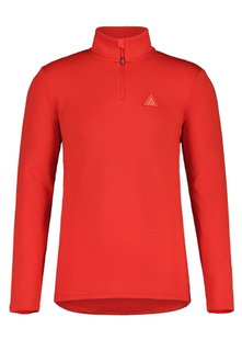 Maloja Langarmshirt CesarM Mountain Fleece (Halfzip, 4-Kierunkowy Stretch, szybkoschnący) czerwony Mężczyźni