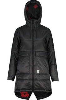 Maloja Wintermantel BerraM Urban Puffer Coat (wiatroszczelny, ciepły, lekki, wodoodporny) czarny Damski