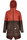 Maloja Wintermantel BerraM Urban Puffer Coat (winddicht, warm, leicht, wasserabweisend) rot/braun Damen