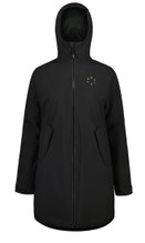 Maloja Zimowy płaszcz KareckM Alpine Izolowany Płaszcz (Primaloft BIO-wypełnienie, wiatroszczelny) czarny Damski