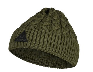 Maloja Knit Hat (Beanie) FruttetiM - Wool Blend - Moss Green Women