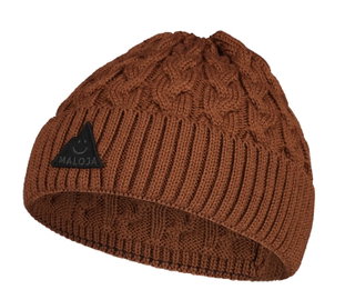 Maloja Strickmütze (Beanie) FruttetiM - Woll-Mix - braun Damen