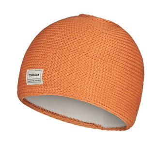 Maloja knitted hat (beanie) blackberryM - orange