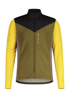 Maloja Training Jacket BresimoM Adventure Midlayer (elastic Thermopile material) yellow/green Men