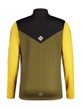 Maloja Trainingsjacke BresimoM Adventure Midlayer (elastisches Thermopile-Material) gelb/grün Herren