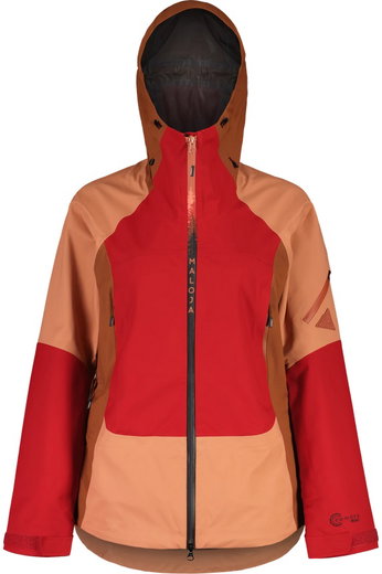 Maloja Winter-Skijacke EiskogelM (wasserdicht, atmungsaktiv) rot/bunt Damen