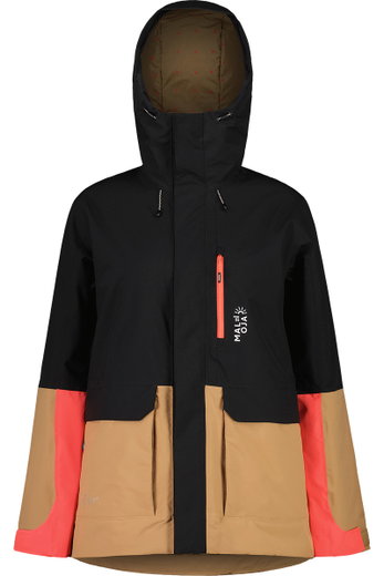 Maloja SelunM Winter Jacket (waterproof, Primaloft® Bio insulation) black/brown ladies