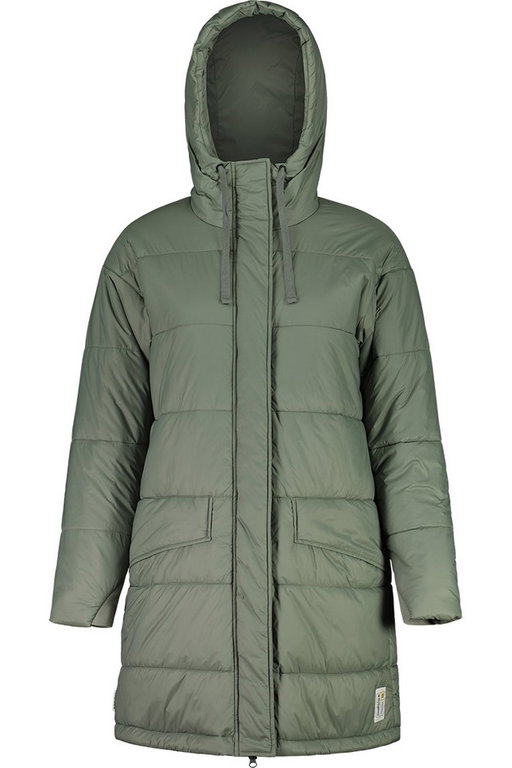 Maloja Wintermantel FossanM Urban Puffer Coat (PrimaLoft® BIO133, winddicht) grün Damen