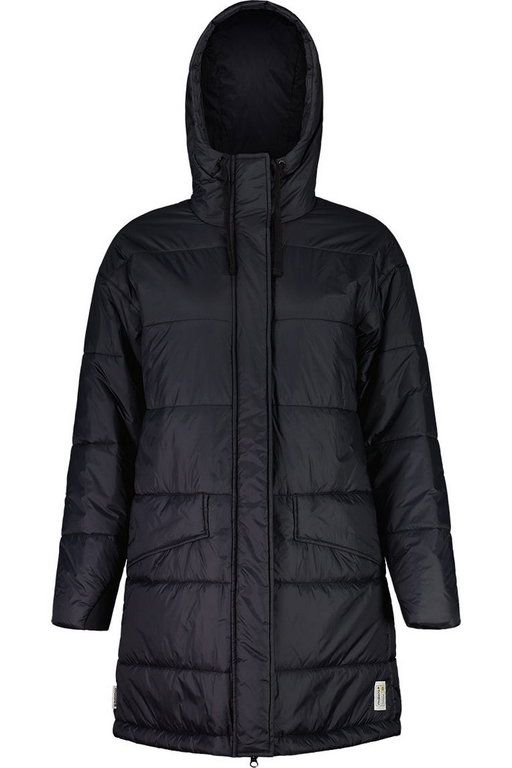 Maloja Wintermantel FossanM Urban Puffer Coat (PrimaLoft® BIO133, winddicht) schwarz Damen