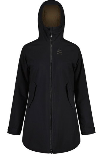 Maloja Wintermantel KareckM Alpine Insulated Coat (PrimaLoft® Wattierung) schwarz Damen