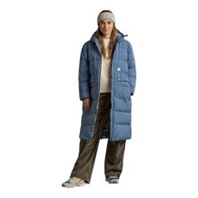 Maloja Wintermantel OlomanaM Urban ReDown Coat (2-Lagen, winddicht, sehr warm) blau Damen