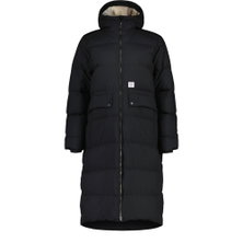 Maloja Wintermantel OlomanaM Urban ReDown Coat (2-Lagen, winddicht, sehr warm) schwarz Damen