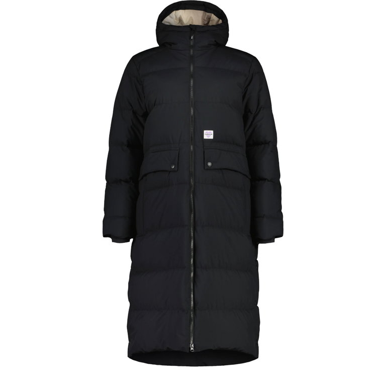 Maloja Wintermantel OlomanaM Urban ReDown Coat (2-Lagen, winddicht, sehr warm) schwarz Damen