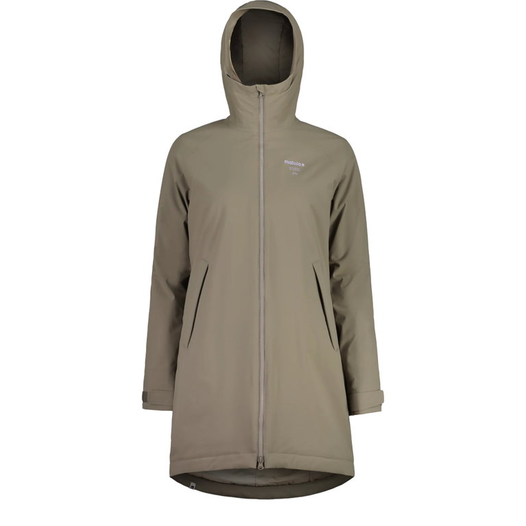 Maloja Wintermantel TurontM Alpine Insulated Coat (PrimaLoft® Isolation, winddicht) beige/braun Damen