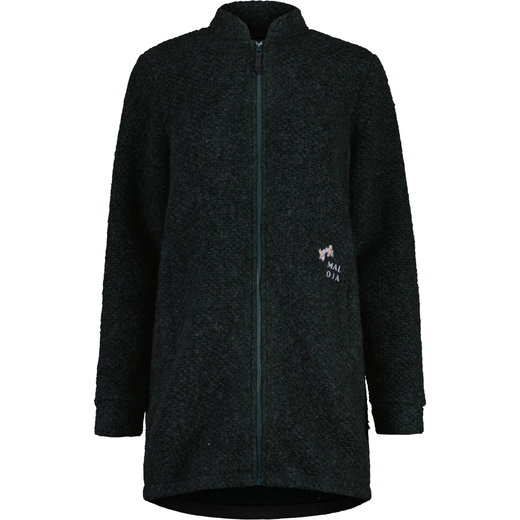 Maloja Wollmantel FajaM Mountain Coat (Wollmischung, warm) dunkelgrün Damen