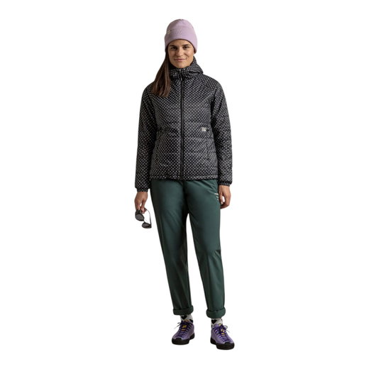 Maloja Isolationsjacke ArtalleM Printed (PrimaLoft® Bio® 100, winddicht) schwarz Damen