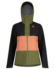 Maloja Softshell Jacket OvaroM Alpine - windproof, water-repellent - black/khaki/orange Women