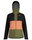 Maloja Softshelljacke OvaroM Alpine - winddicht, wasserabweisend - schwarz/khaki/orange Damen