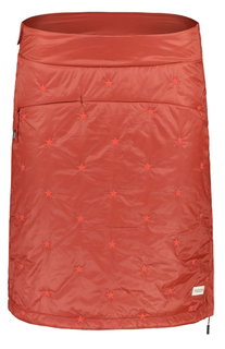 Maloja Winterrock BarmsteinM Alpine Puffer Skirt (ocieplenie Primaloft BIO, ciepły, lekki) pomarańczowy/czerwony damski