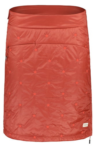 Maloja Winterrock BarmsteinM Alpine Puffer Skirt (Primaloft BIO-Wattierung, warm, leicht) orange/rot Damen