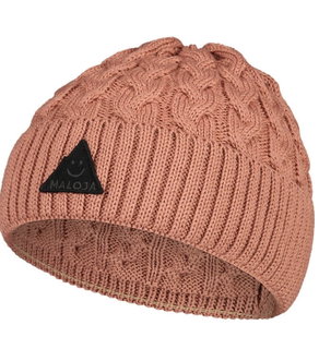 Maloja Strickmütze (Beanie) FruttetiM - Woll-Mix - rosa Damen