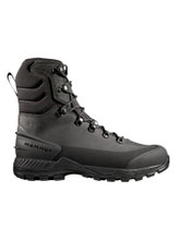 Mammut Winter-Wanderschuhe Blackfin Leather High GTX (Spaltleder, optimal für Eis/Schnee, wasserdicht) schwarz/grau Herren
