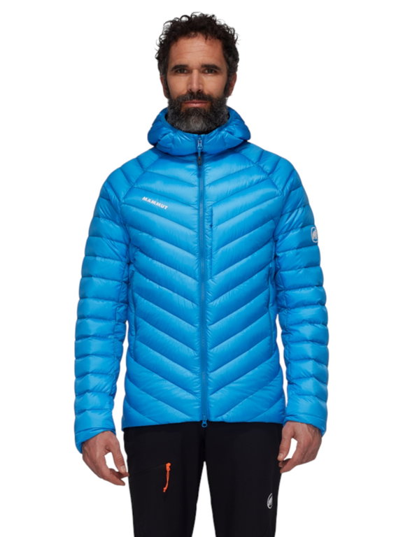 Mammut Winter-Daunenjacke Broad Peak Insulated Hooded (wärmend dank Daunenfüllung) 2025 blau Herren