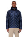 Mammut Winter-Daunenjacke Broad Peak Insulated Hooded (wärmend dank Daunenfüllung) 2025 marineblau Herren