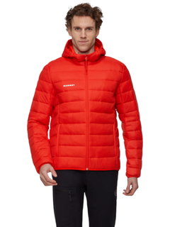 Mammut Isolations-Winterjacke Crag Insulated Hooded (warm, leicht) rot Herren
