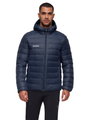 Mammut Crag Insulated Hooded Winter Jacket (warm, lightweight) navy blue men's