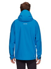 Mammut Ganzjahres-Wanderjacke Crater IV Hardshell Hooded (3-Lagen, wasserdicht, strapazierfähig) blau Herren