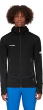 Mammut Fleecejacke Taiss Light ML Hooded (Midlayer, 4-Wege Stretch) schwarz Herren