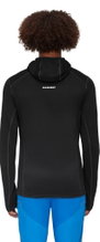 Mammut Fleecejacke Taiss Light ML Hooded (Midlayer, 4-Wege Stretch) schwarz Herren