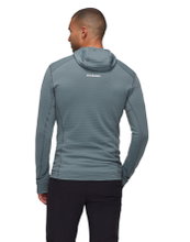 Mammut Fleecejacke Taiss Light ML Hooded (Midlayer, 4-Wege Stretch) grau Herren