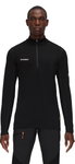 Mammut Fleecepullover Aenergy Half Zip Pull (Midlayer, Polartec Power Grid Fleece) schwarz Herren