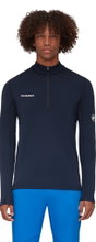 Mammut Fleecepullover Aenergy Half Zip Pull (Midlayer, Polartec Power Grid Fleece) nachtblau Herren