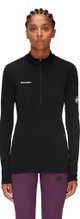 Mammut Fleecepullover Aenergy Half Zip (Midlayer, Polartec Power Grid Fleece) schwarz Damen