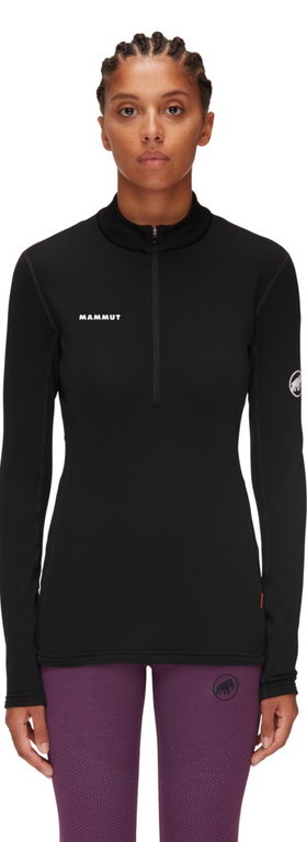 Mammut Fleecepullover Aenergy Half Zip (Midlayer, Polartec Power Grid Fleece) schwarz Damen