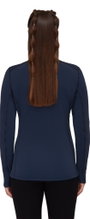 Mammut Fleecepullover Aenergy Half Zip (Midlayer, Polartec Power Grid Fleece) marineblau/schwarz Damen