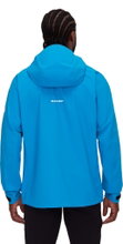 Mammut Year-Round Jacket Taiss Hardshell with Hood (waterproof, windproof) light blue Men's